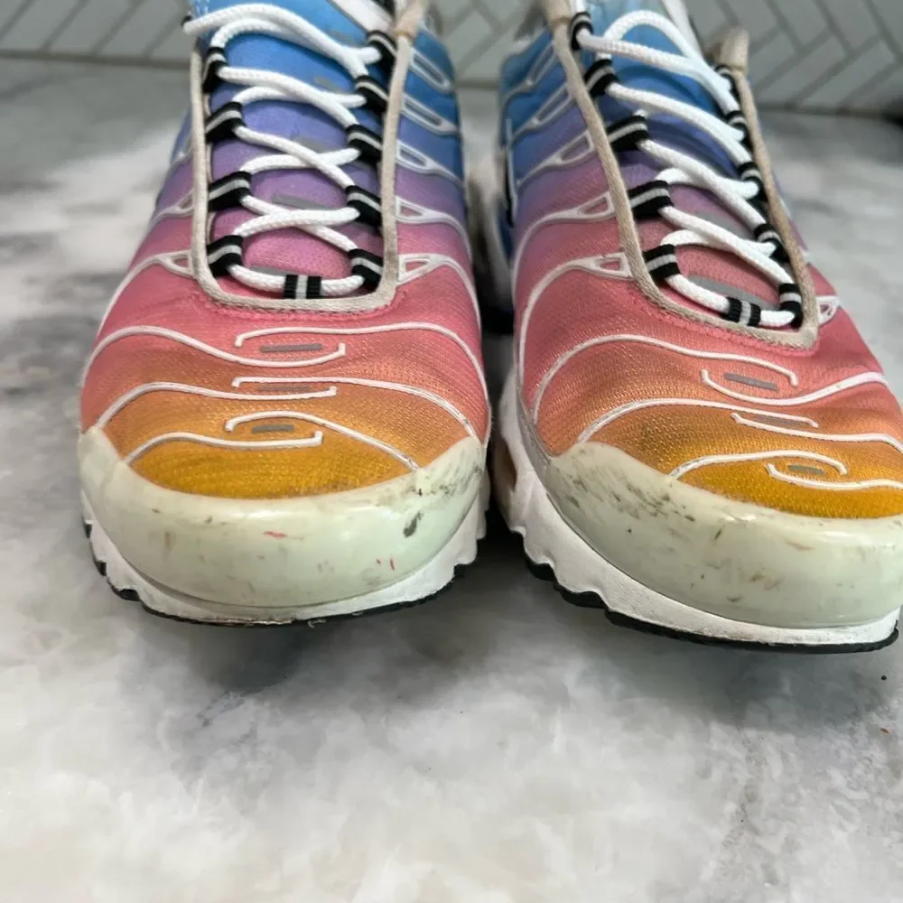 Nike Women’s Air Max Plus TN Popsicle/White Running Shoes 605112-115 size 9